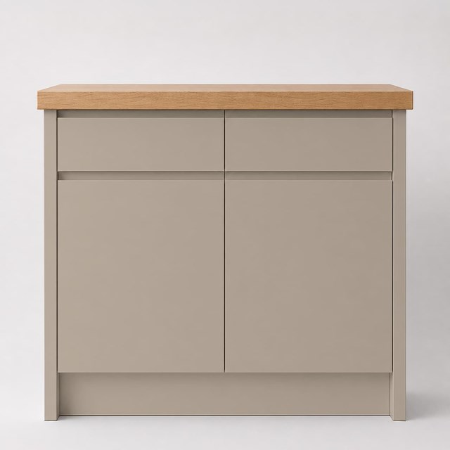 Super Matte Stone Grey J Pull Replacement Kitchen Door | J Pull Super Matte Stone Grey J Pull Replacement Kitchen Door | J Pull