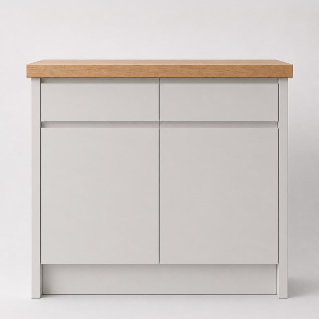 Super Matte White Grey J Pull Replacement Kitchen Door | J Pull Super Matte White Grey J Pull Replacement Kitchen Door | J Pull