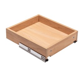 Flat Pack Oak Effect MFC Drawers, 85mm Height Flat Pack Oak Effect MFC Drawers, 85mm Height