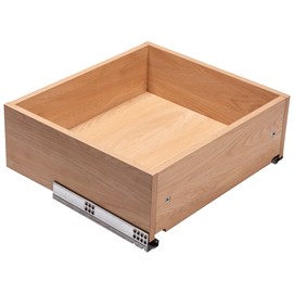 Flat Pack Oak Effect MFC Drawers, 150mm Height Flat Pack Oak Effect MFC Drawers, 150mm Height