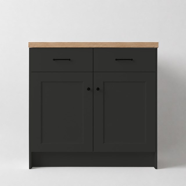 Super Matte Black Shaker Replacement Kitchen Door | Shaker Super Matte Black Shaker Replacement Kitchen Door | Shaker