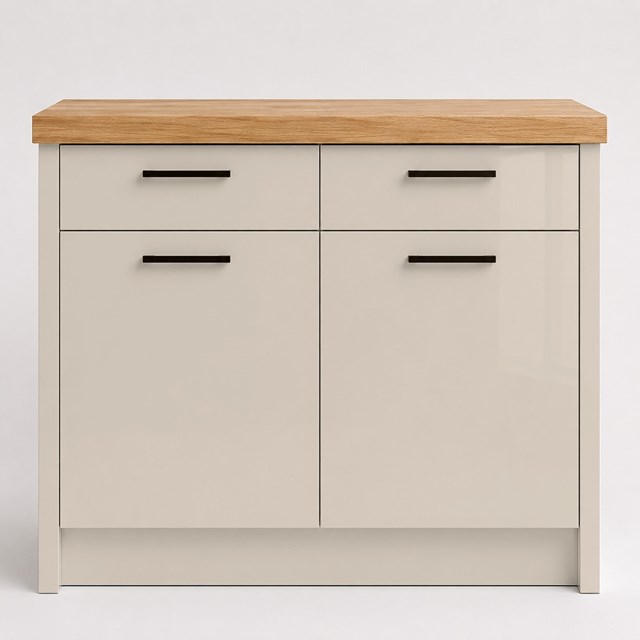 High Gloss Cashmere Slab Replacement Kitchen Door | Slab High Gloss Cashmere Slab Replacement Kitchen Door | Slab