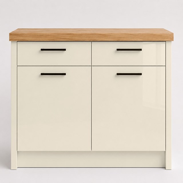 High Gloss Cream Slab Replacement Kitchen Door | Slab High Gloss Cream Slab Replacement Kitchen Door | Slab