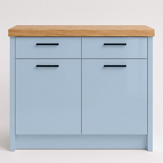 High Gloss Denim Slab Replacement Kitchen Door | Slab High Gloss Denim Slab Replacement Kitchen Door | Slab