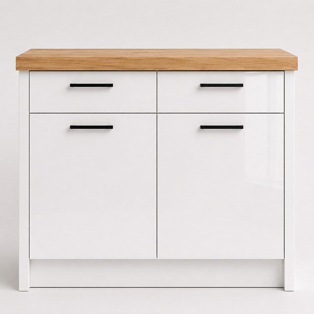 High Gloss White Slab Replacement Kitchen Door | Slab High Gloss White Slab Replacement Kitchen Door | Slab
