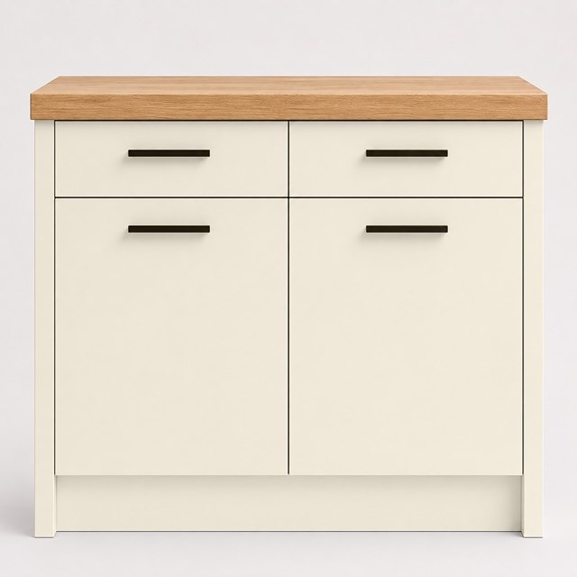 Matte Pale Cream Slab Replacement Kitchen Door | Slab Matte Pale Cream Slab Replacement Kitchen Door | Slab
