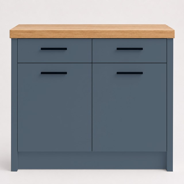 Super Matte Alby Blue Slab Replacement Kitchen Door | Slab Super Matte Alby Blue Slab Replacement Kitchen Door | Slab