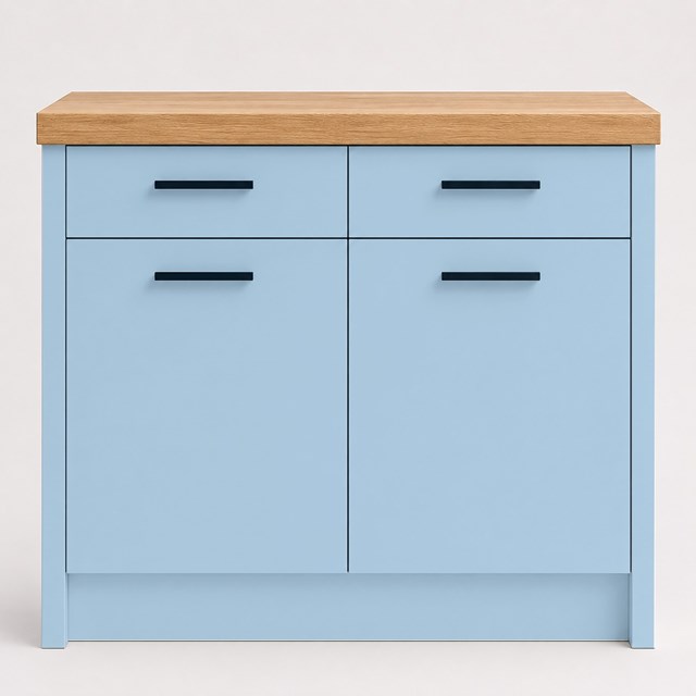 Super Matte Denim Slab Replacement Kitchen Door | Slab Super Matte Denim Slab Replacement Kitchen Door | Slab