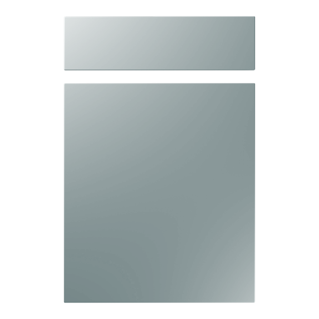 Modern Slab Style Kitchen Door