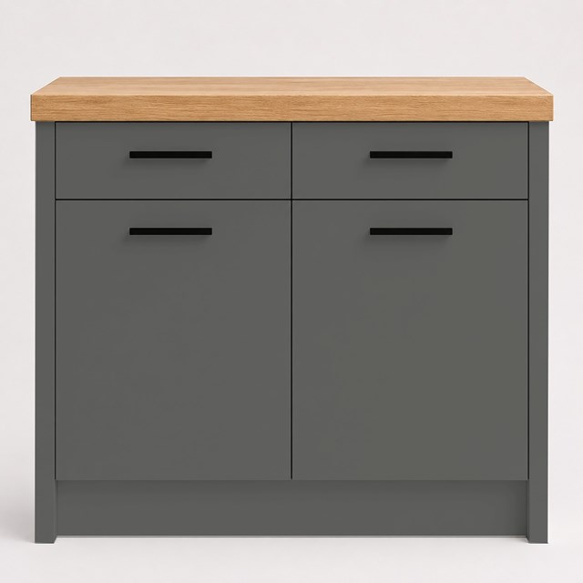 Super Matte Onyx Grey Slab Replacement Kitchen Door | Slab Super Matte Onyx Grey Slab Replacement Kitchen Door | Slab