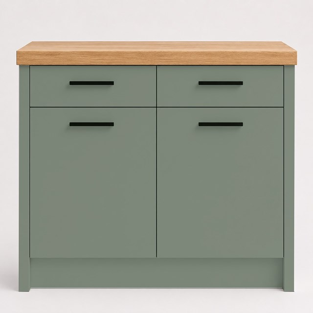 Super Matte Reed Green Slab Replacement Kitchen Door | Slab Super Matte Reed Green Slab Replacement Kitchen Door | Slab