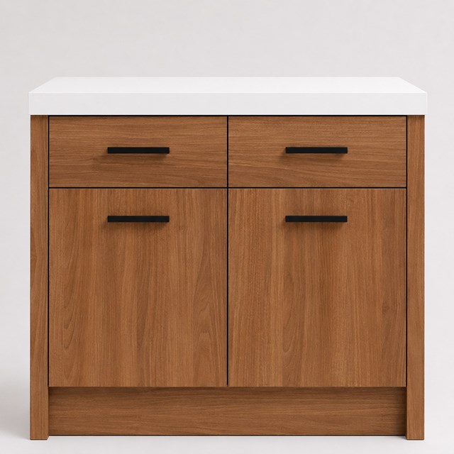 Woodgrain Natural Aida Walnut Slab Replacement Kitchen Door | Slab Woodgrain Natural Aida Walnut Slab Replacement Kitchen Door | Slab