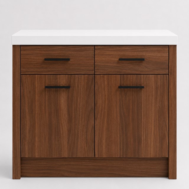 Woodgrain Opera Walnut Slab Replacement Kitchen Door | Slab Woodgrain Opera Walnut Slab Replacement Kitchen Door | Slab