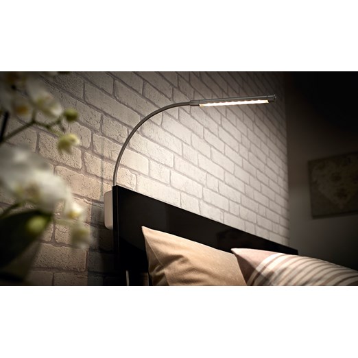 LED Reading Light with in-built driver Aluminium Cool White