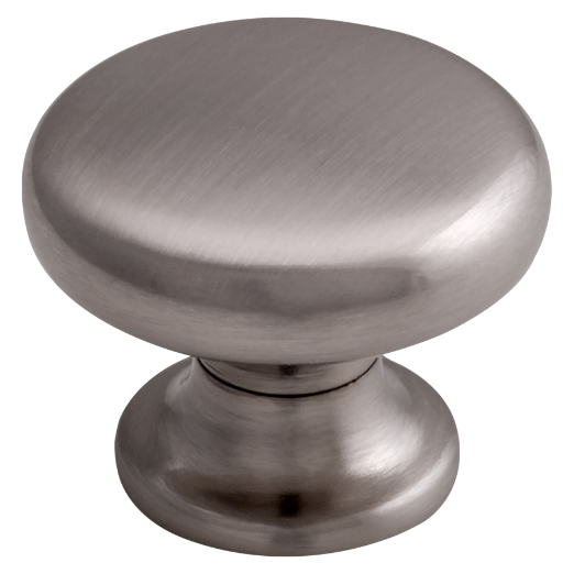 Brushed Nickel Knob 35mm