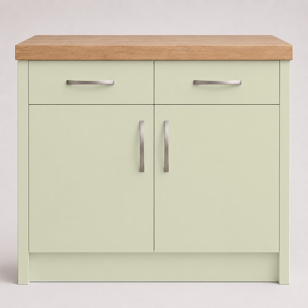 Serica Matte Sage Green Slab Replacement Kitchen Door | Slab Serica Matte Sage Green Slab Replacement Kitchen Door | Slab