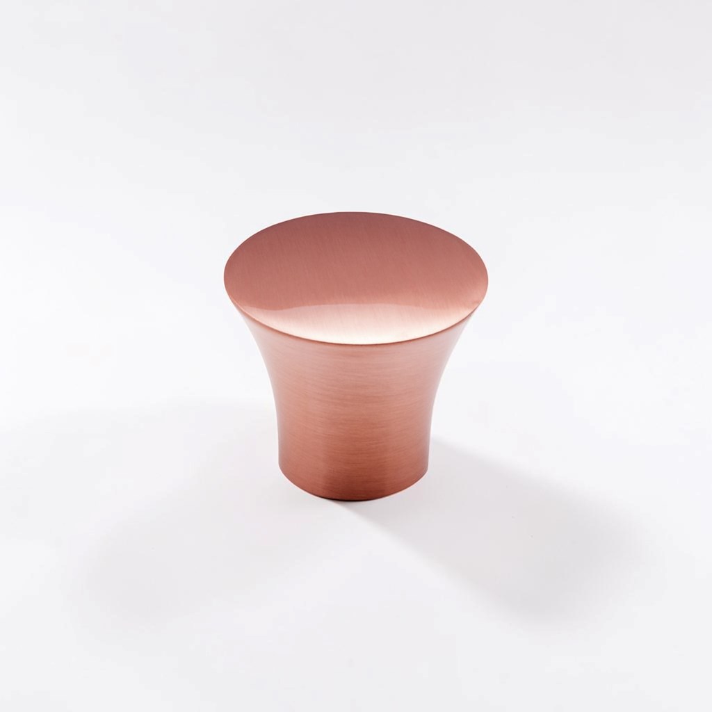 Malvern Brushed Copper Traditional Knob | Traditional Knobs Malvern Brushed Copper Traditional Knob | Traditional Knobs