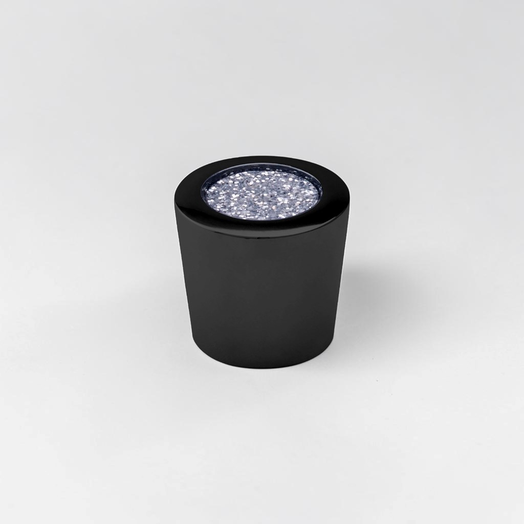 Durohorn Round Black Chrome Contemporary Knob | Contemporary Knobs Durohorn Round Black Chrome Contemporary Knob | Contemporary Knobs