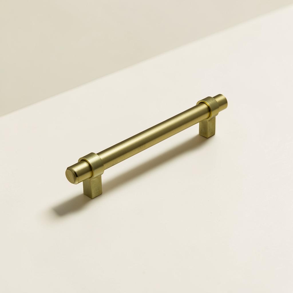 Strapped Bar Brushed Brass Traditional Handle | Traditional Handles Strapped Bar Brushed Brass Traditional Handle | Traditional Handles