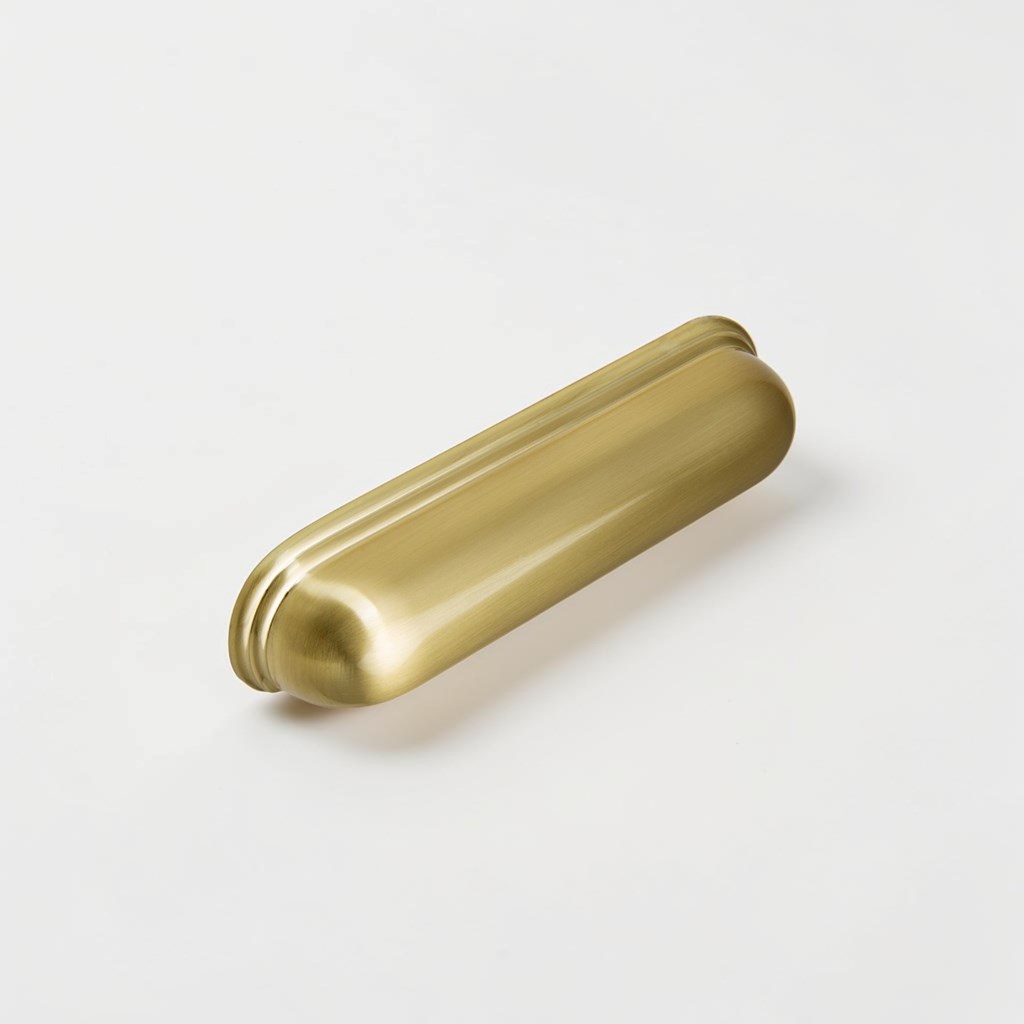 Calgary Cup Brushed Satin Brass Designer Handle | Designer Handles Calgary Cup Brushed Satin Brass Designer Handle | Designer Handles