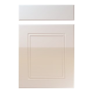 Ascot Kitchen Replacement Door in High Gloss Cream