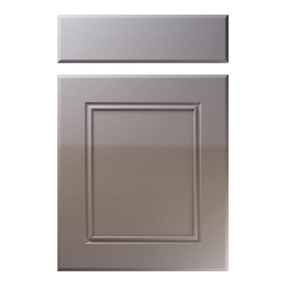 Ascot Kitchen Replacement Door in High Gloss Dust Grey