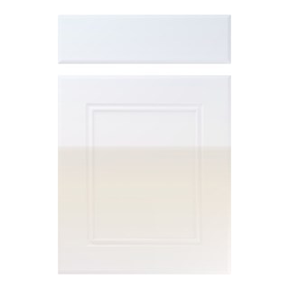 Ascot Kitchen Replacement Door in High Gloss White