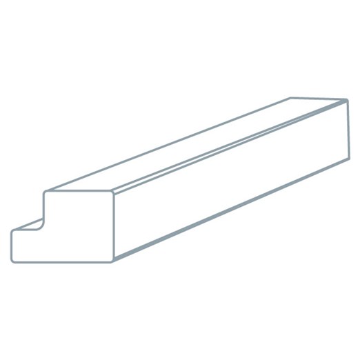 Avanti Quadro 36mm Cornice/Pelmet, Stone Grey Grained Paint Effect 50 x 3050mm