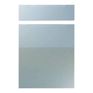 Avienda Kitchen Replacement Door in High Gloss Blue Sparkle