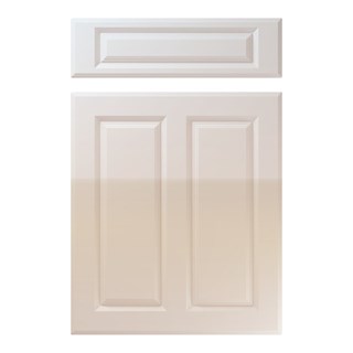 Benwick Kitchen Replacement Door in High Gloss Cream