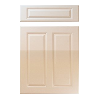 Benwick Kitchen Replacement Door in High Gloss Sand Beige