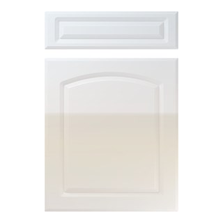 Boston Kitchen Replacement Door in High Gloss Grey