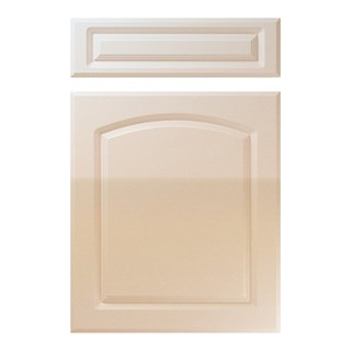 Boston Kitchen Replacement Door in High Gloss Sand Beige