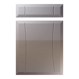 Chardonnay Kitchen Replacement Door in High Gloss Dust Grey