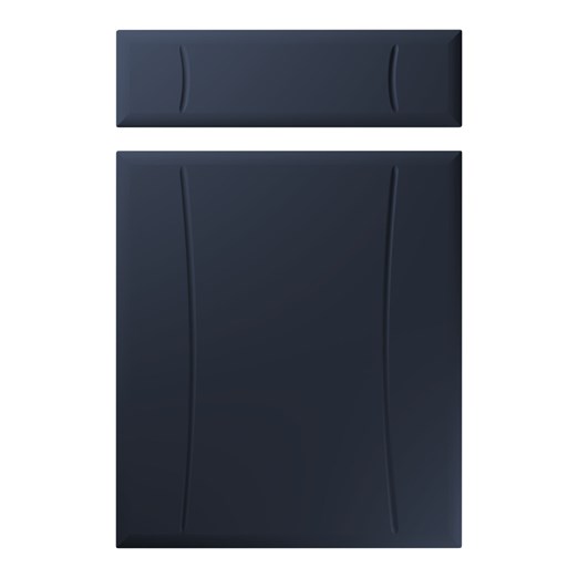 Chardonnay Kitchen Replacement Door in Super Matt Indigo Blue