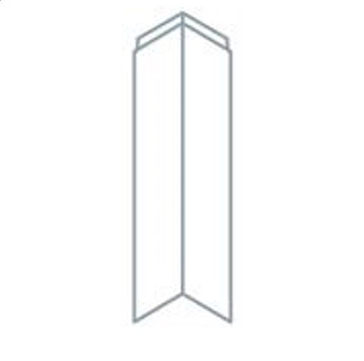 Avanti Opus 22mm Corner Post, High Gloss Cashmere 715 x 50x 50mm