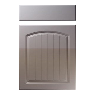 Cottage Kitchen Replacement Door in High Gloss Dust Grey