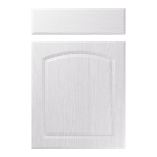 Cottage Kitchen Replacement Door in Painted Oak White
