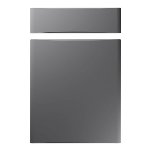 Crossland Kitchen Replacement Door in Super Matt Onyx Grey