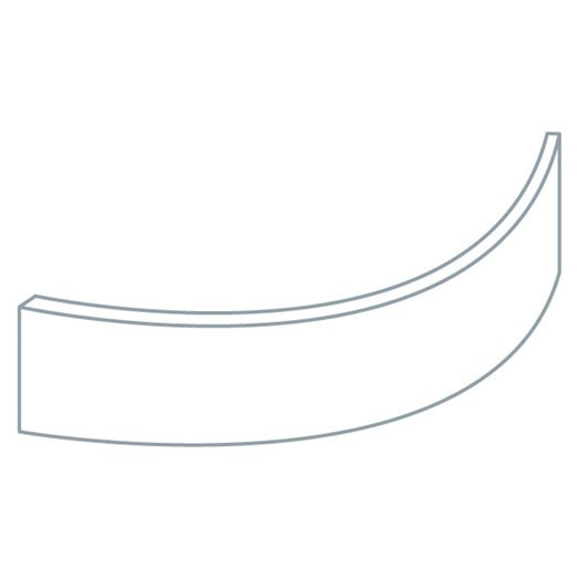 Avanti Alto 22mm Plinth, Matt Porcelain 150 x 2790mm
