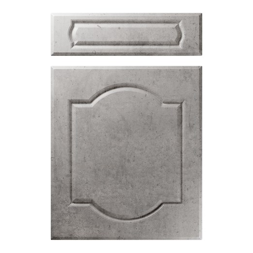 Denham Kitchen Replacement Door in Super Matt Chicago Concrete Light