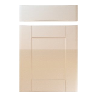 Denver Kitchen Replacement Door in High Gloss Sand Beige