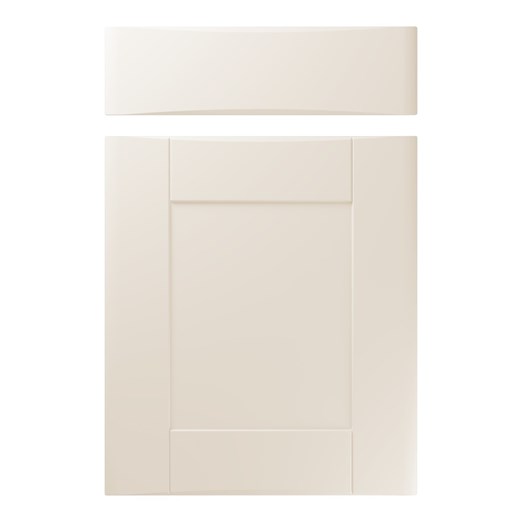 Denver Kitchen Replacement Door in Super Matt White Grey