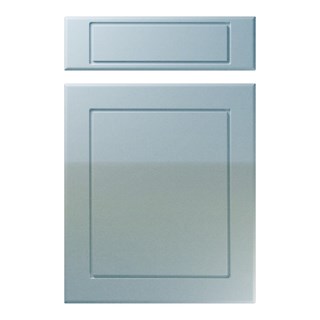 Esquire Kitchen Replacement Door in High Gloss Blue Sparkle