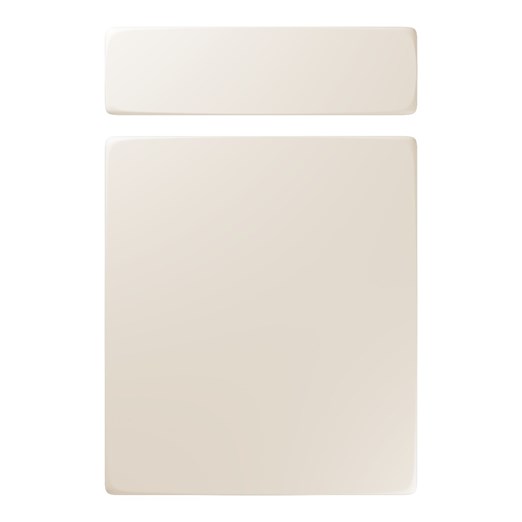 Genoa Kitchen Replacement Door in Super Matt White Grey