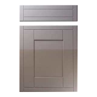 Keswick Kitchen Replacement Door in High Gloss Dust Grey