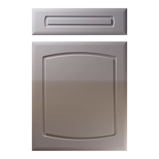 Madrid Kitchen Replacement Door in High Gloss Dust Grey
