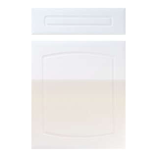 Madrid Kitchen Replacement Door in High Gloss White