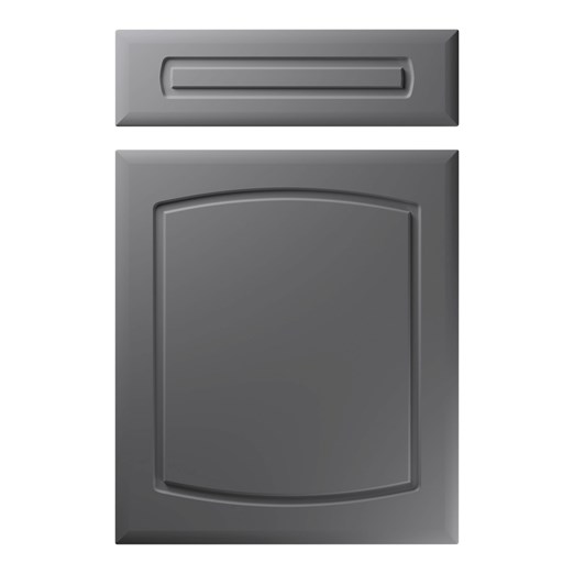 Madrid Kitchen Replacement Door in Super Matt Onyx Grey