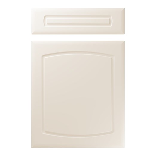 Madrid Kitchen Replacement Door in Super Matt White Grey